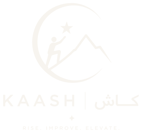 KAASH — کاش — Rise. Improve. Elevate.